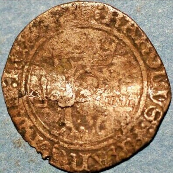 French European Medieval Templar Silver Coin ND (W339) - Picture 4 of 4